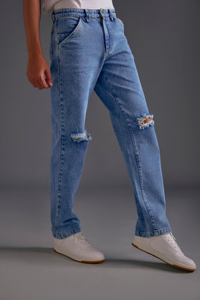 2019 D-STRUKT Man: Slim Light blue Jeans | Diesel